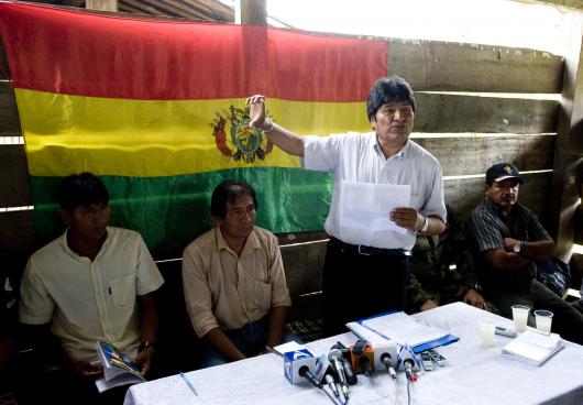 Evo solivianta a los masistas para reactivar la carretera a través del TIPNIS