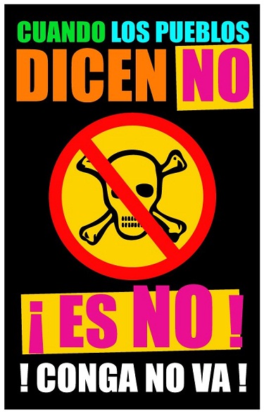 Perú: Contundente paro indefinido contra minas Conga Buenaventura-Newmont