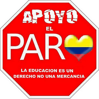 Desde la matria Colombia: Por la nueva y definitiva Independencia.