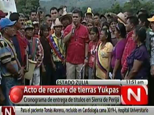 Camarada Elías Jaua: Aún la vida de Sabino y su familia corren peligro.