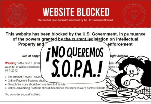 Mafalda nos explica que es la ley S.O.P.A y como nos afecta