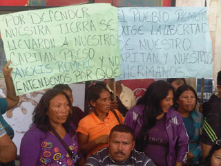 Comunidades Indígenas se movilizan por la liberación de los dos capitanes detenidos en la Paragua
