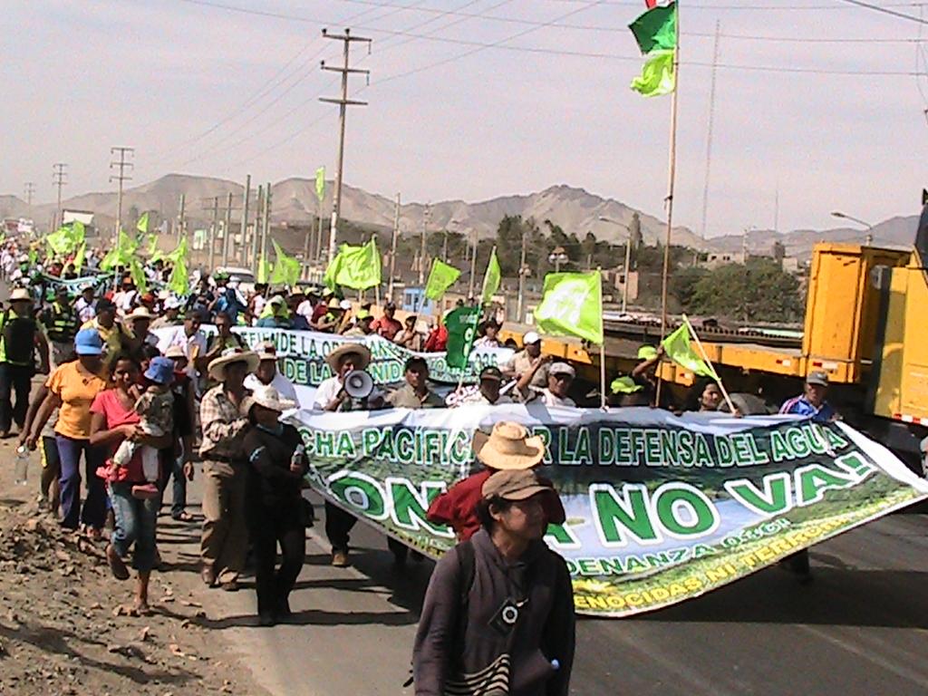 Perú: continúa avanzando la Marcha Nacional del Agua