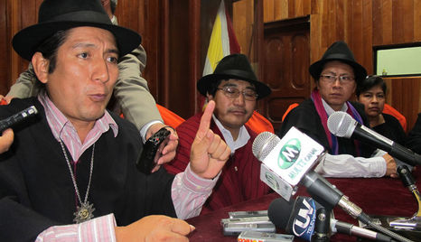 Ecuador: Anuncian marcha nacional por el agua, la vida y la dignidad de los pueblos indígenas