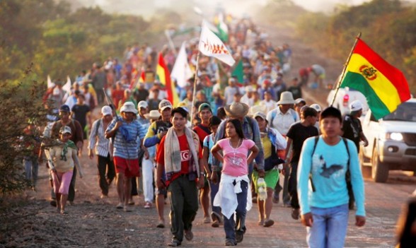 Se activa la IX Marcha Indígena en defensa de todas las TCOs de Bolivia
