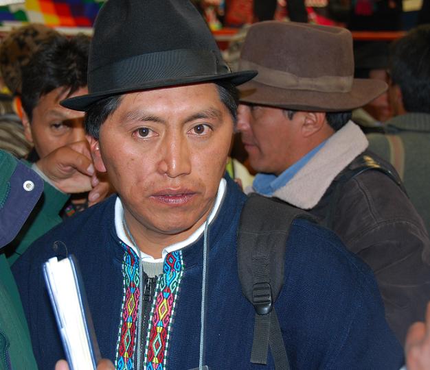 Humberto Cholango: Queremos ser constructores de alternativas