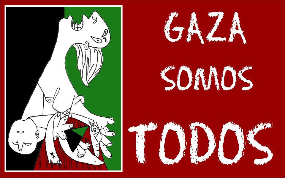 ¡Gaza somos todos! Movilización popular este miercoles 21 de Noviembre 2012