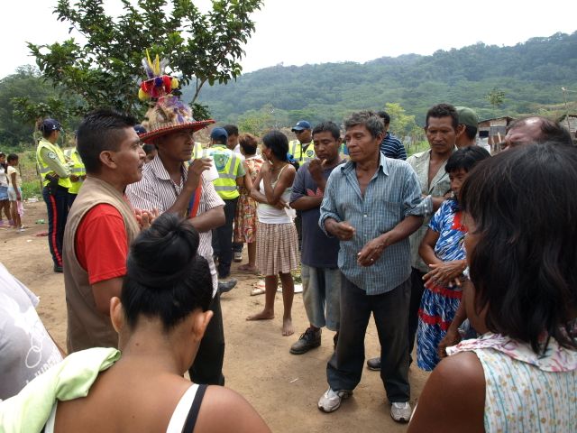 Sabino velado al calor de la lucha por la tierra. ¡que continua! (Fotos)
