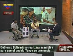 Programa especial en VTV: entrevista a los yukpa (Vídeo)