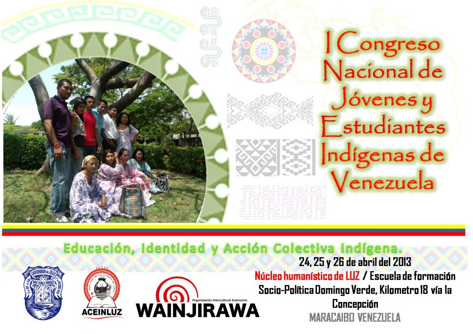 I Congreso Nacional de Jóvenes y Estudiantes Indígenas de Venezuela.