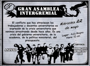 Abajo los muros que contienen la Lucha