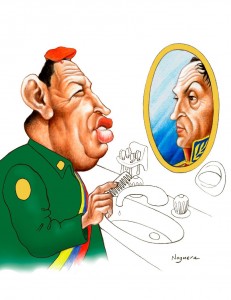 Caricatura de Chávez Autor: Darío Noguera, grancolombiano fraterno.