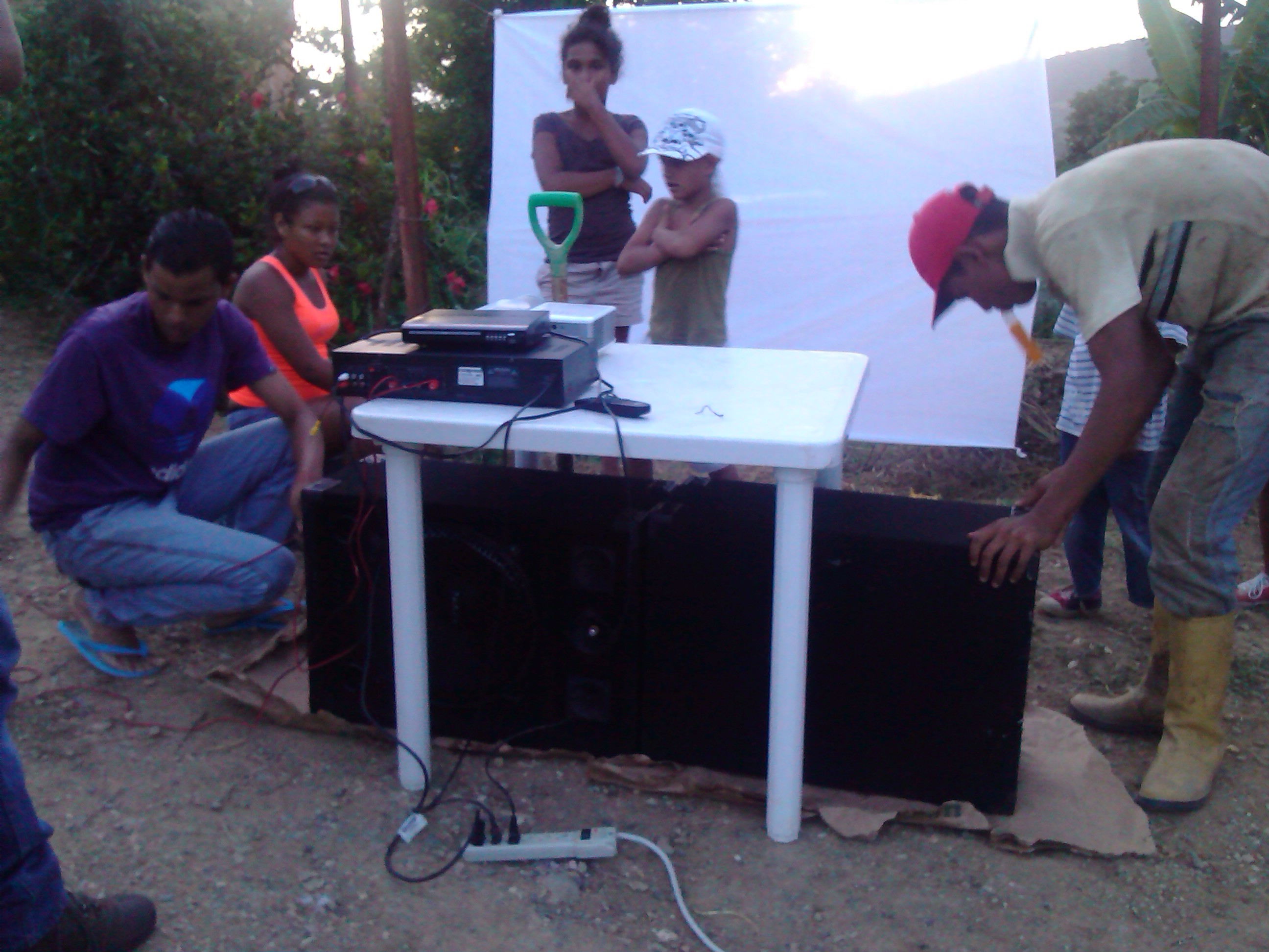 El cine comunitario llegó a Cúa