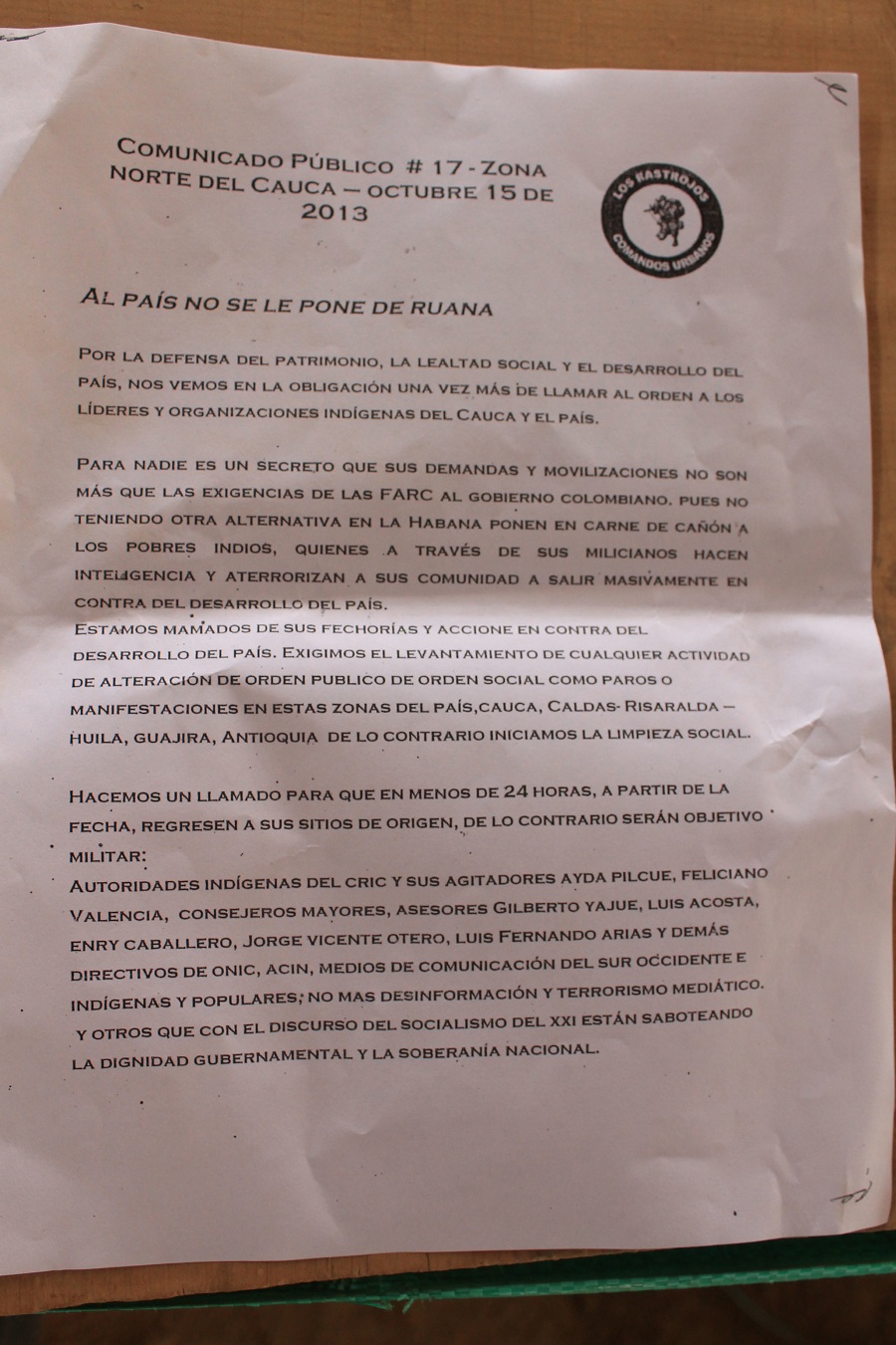 Violencia Politica y Terrorismo de Estado en América Latina