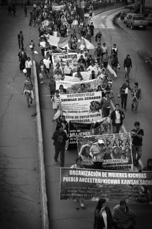 [Ecuador] Mujeres marchan desde la Amazonia hacia Quito
