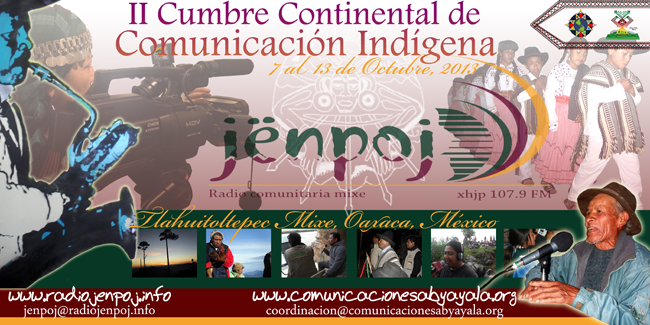 [México] II Segunda Cumbre Continental de Comunicación Indígena