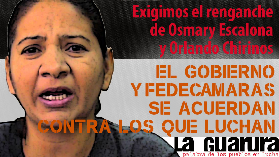 ¡Repudiamos los despidos arbitrarios de Osmary Escalona y Orlando Chirinos!