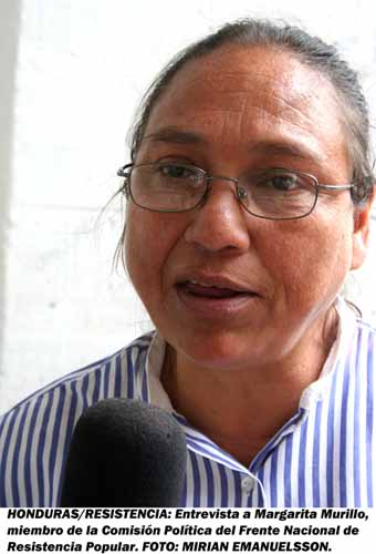 (Honduras) Asesinan a dirigenta campesina y de FNRP Margarita Murillo en Villanueva