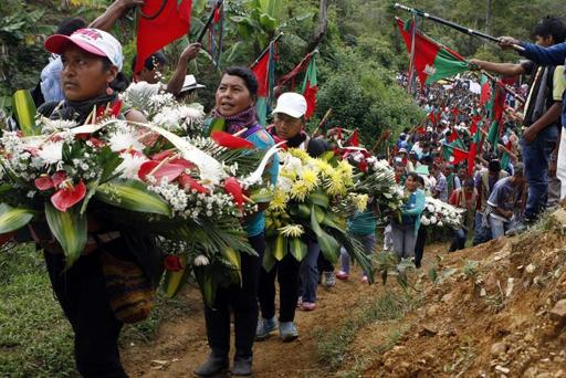 Frente al asesinato de dos Guardias Indígenas Nasa del Cauca por parte de las FARC. (agregar respaldo firmado)