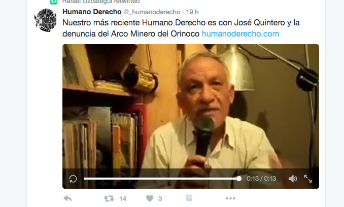 José Quintero Weir en Humano Derecho Radio