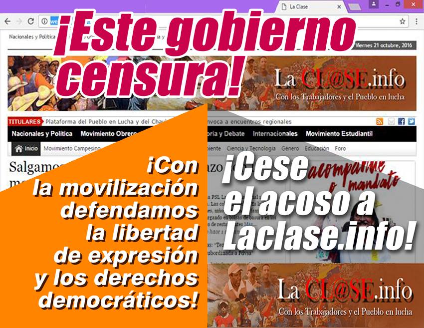 Jackeda laclase.info: Basta de censura contra los que luchan o disienten políticamente