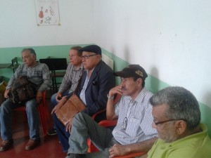 de izquierda a derecha: José Ángel Quintero Weir, El Catire Páez, Tito Nuñez, Alcedo Mora,...