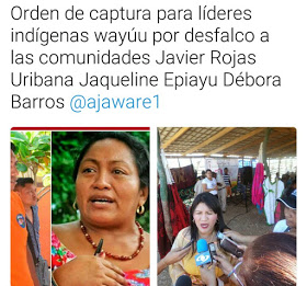 Denuncia pública de difamación a lideresa de Fuerza de Mujeres Wayuu