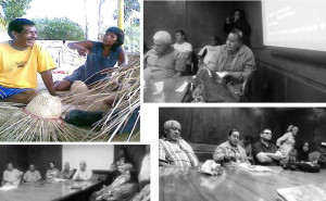 Versión del collage de fotos donde los mineros "abrazan" la causa del Yaza.